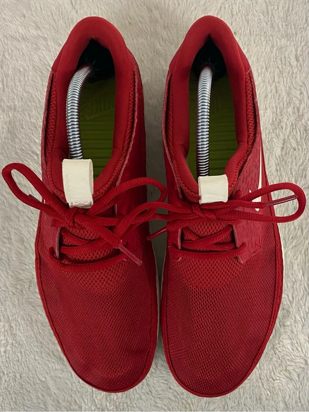 Nike Solarsoft Moccasin Sneakers Men’s Size 10 Red White